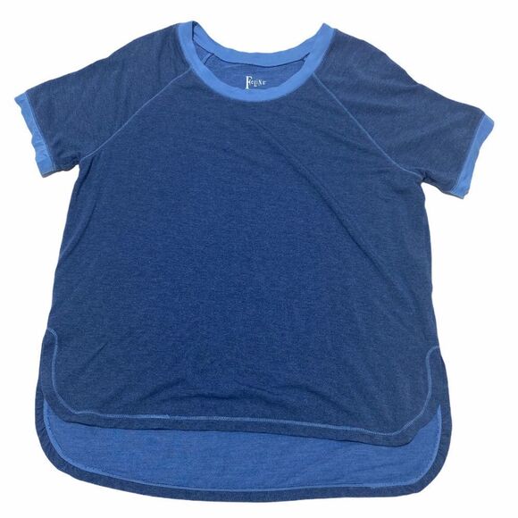 FELINA Jamie BlueTerry Scoop Neck Raglan T-shirt L - Picture 2 of 10